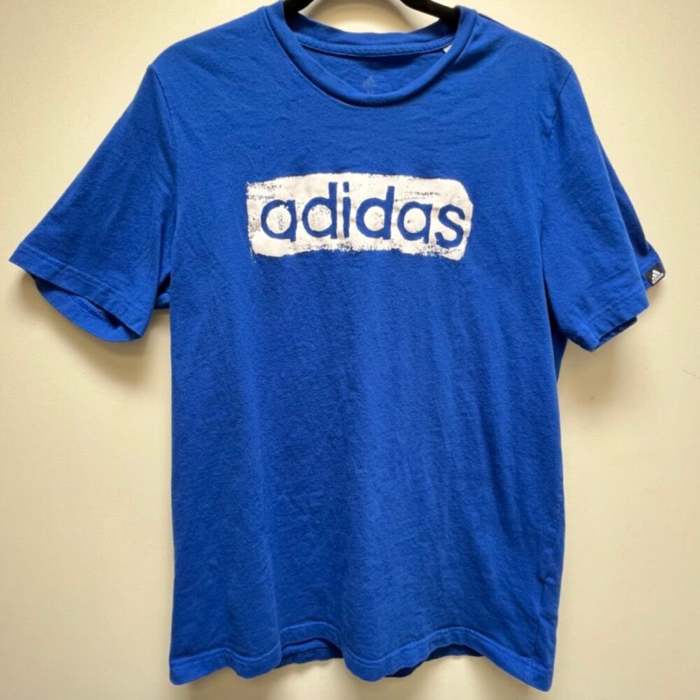 Adidas Blue‎ Crewneck T-Shirt Men's Size M
